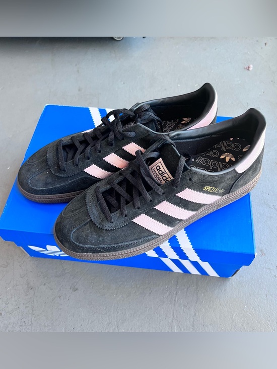 adidas Other - adidas Handball Spezial JI1036 Black Icy Pink Gum Suede Sneakers Men's 9.5